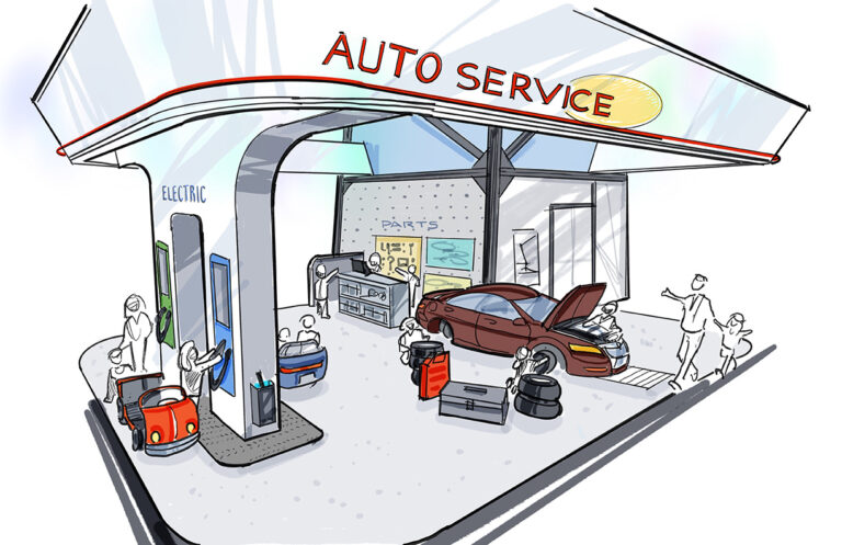 Auto Service Station