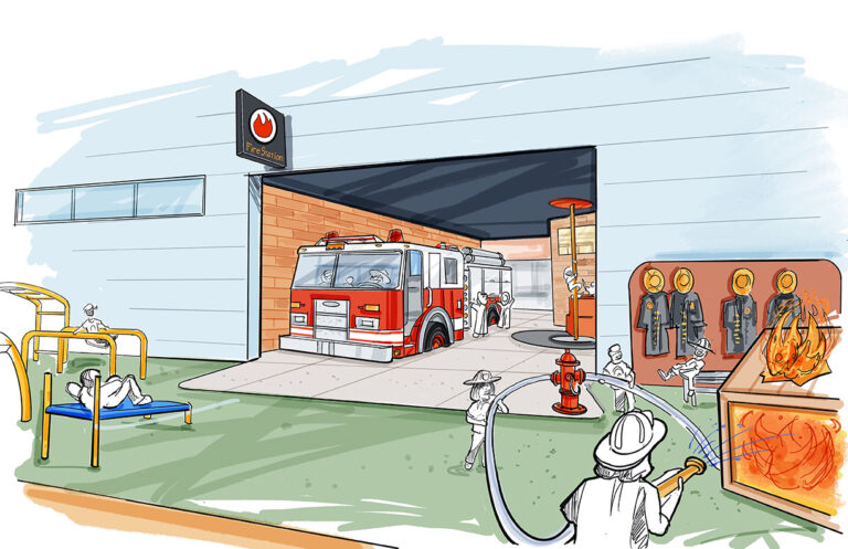 Fire Station Exercise Area